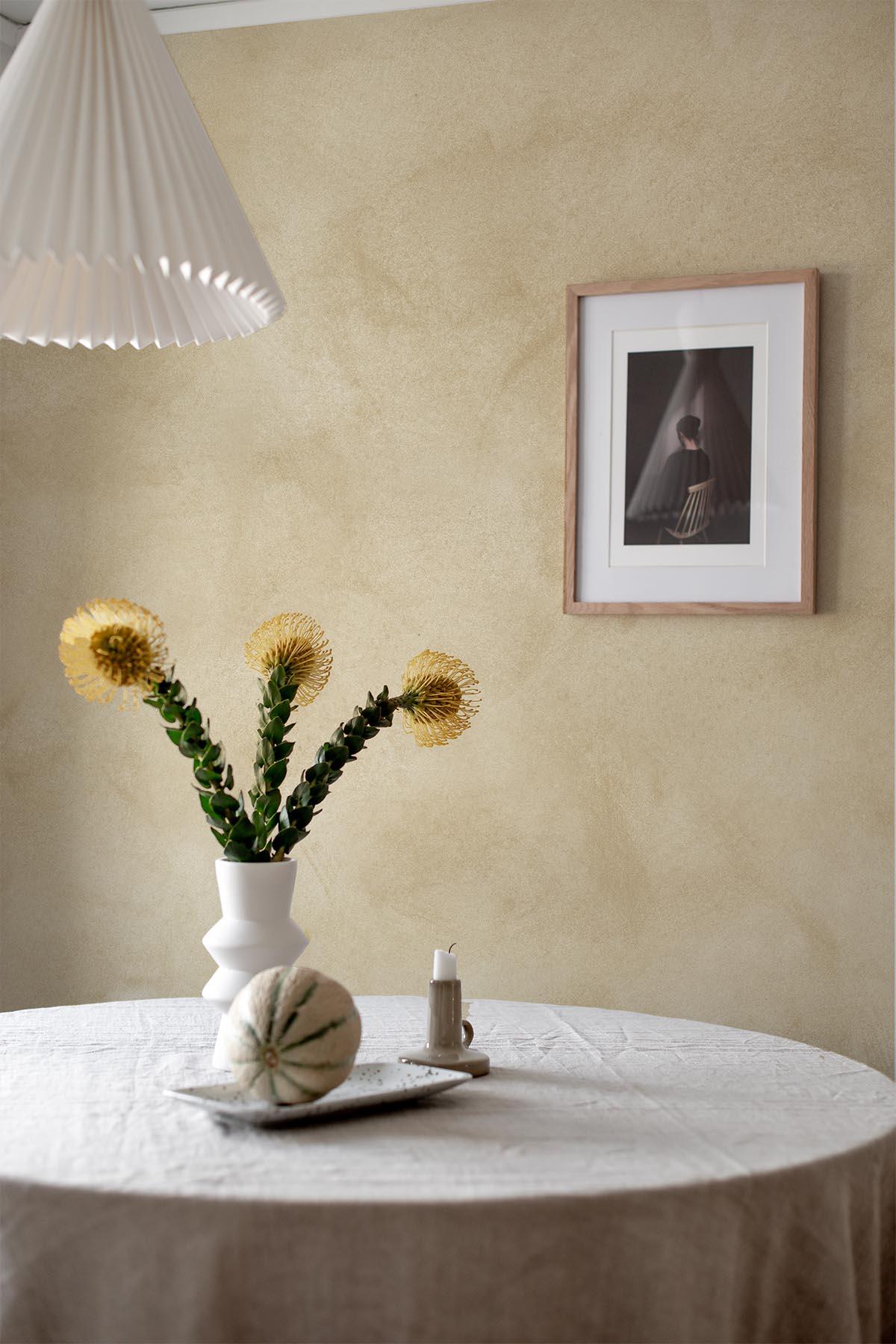  Aquarelle Structure Dusty Yellow