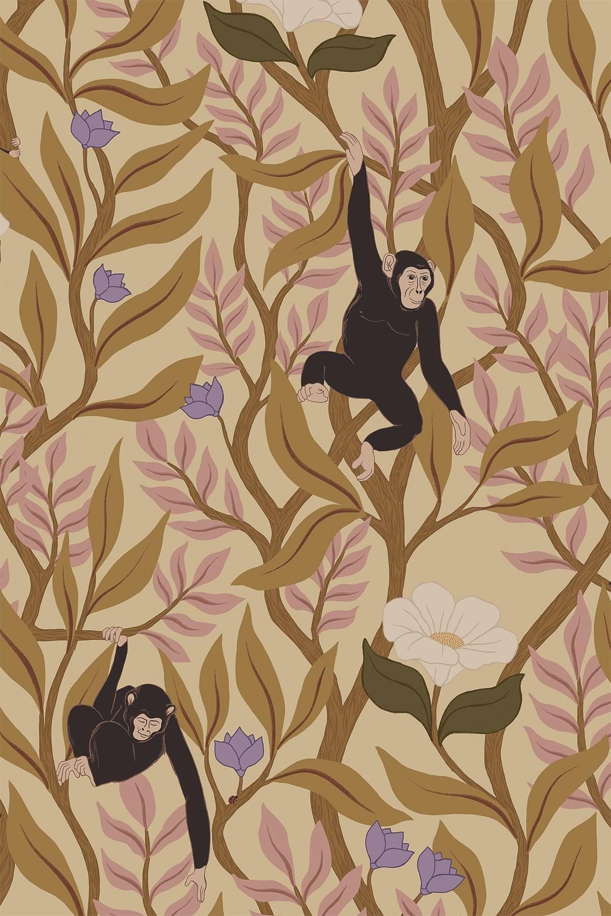  Climbing Monkeys Dusty Yellow