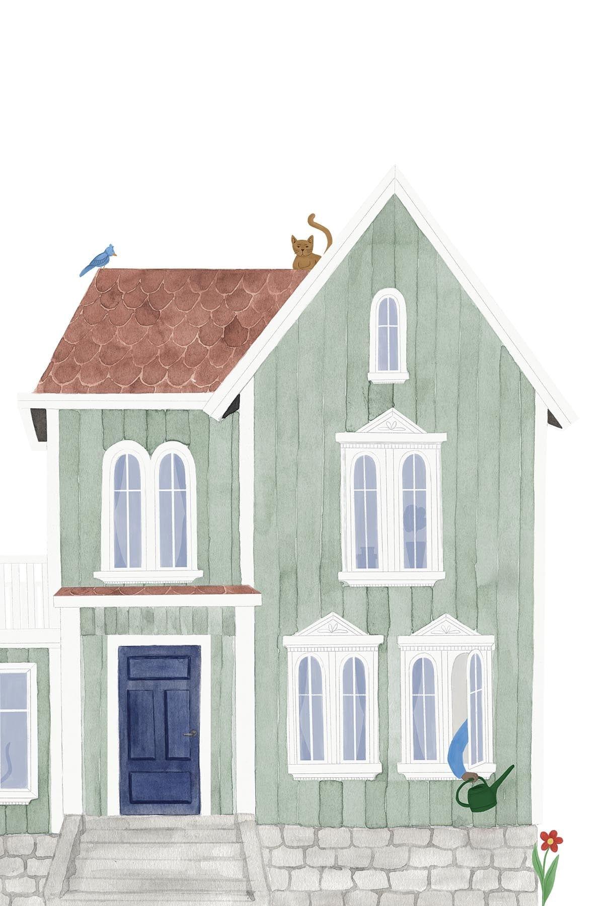  House Dusty Green