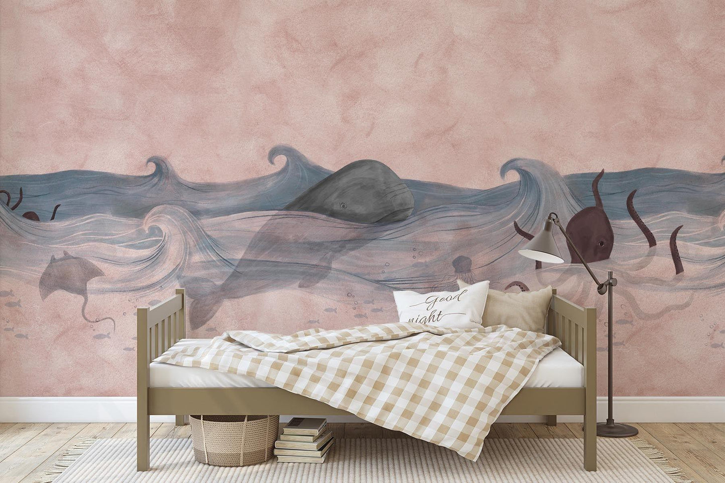  Ocean Creatures Dusty Pink