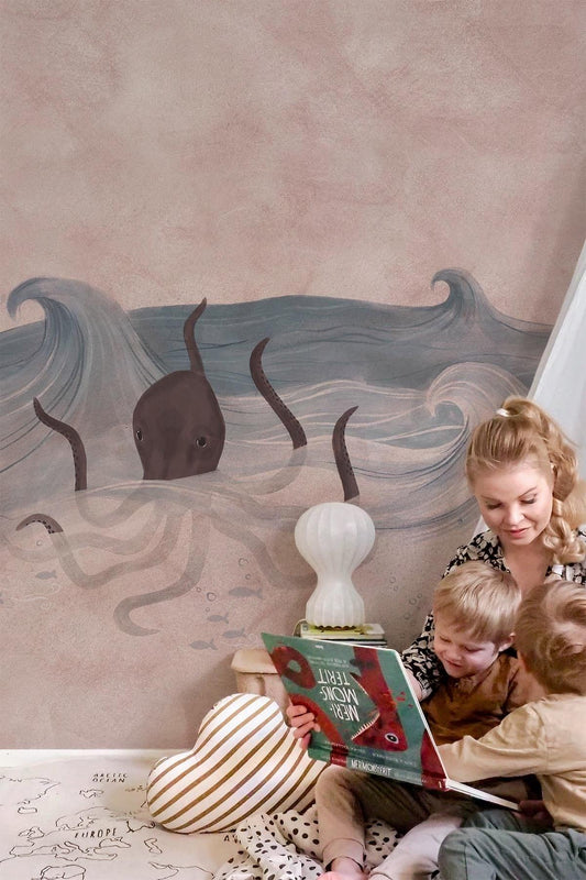  Ocean Creatures Dusty Pink