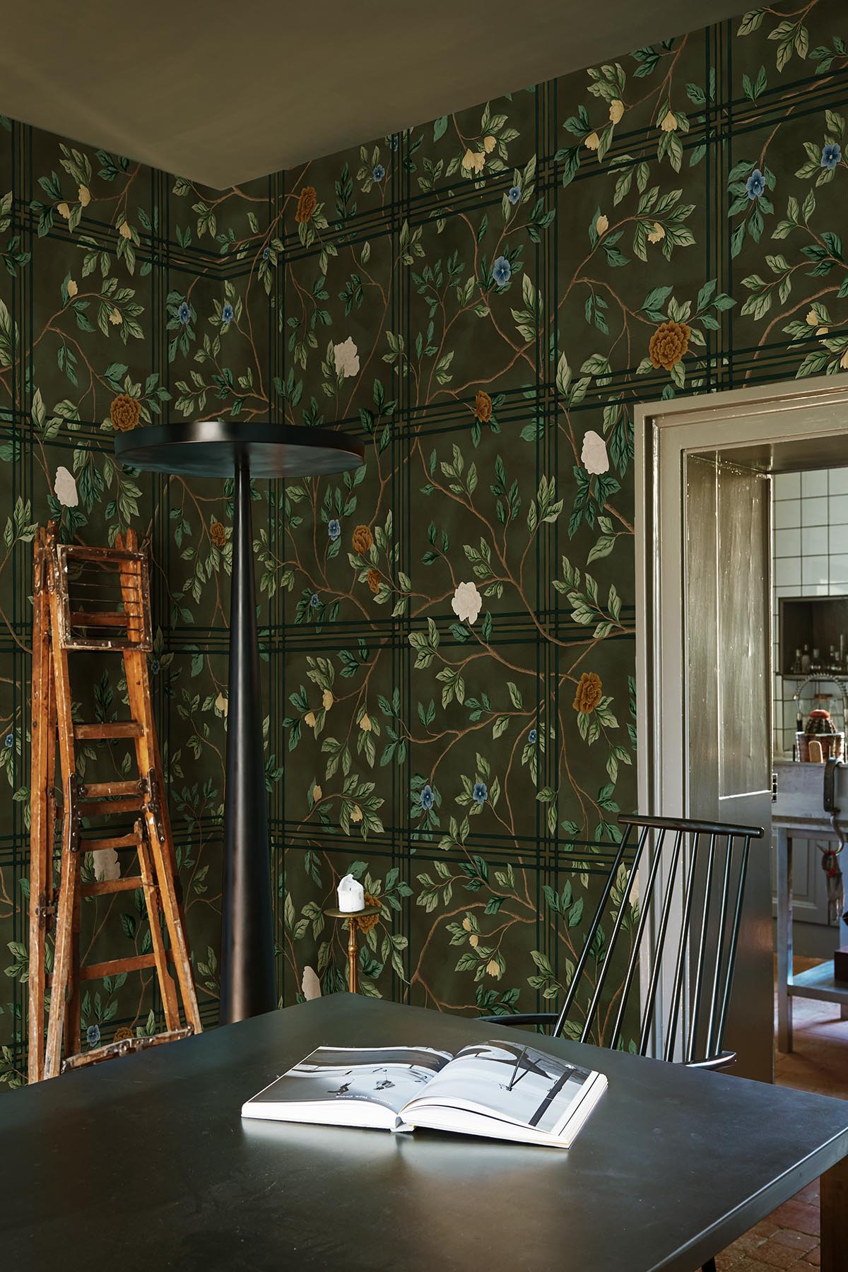  Chinoiserie Check Dark Green