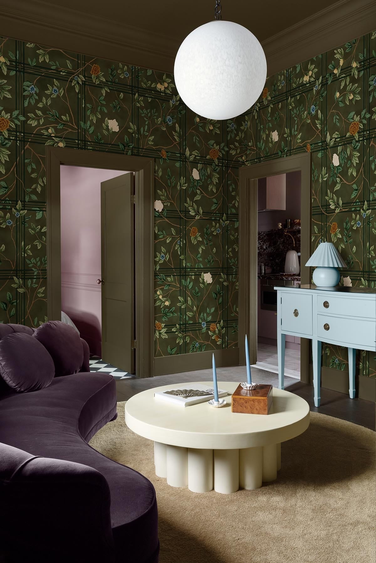  Chinoiserie Check Dark Green