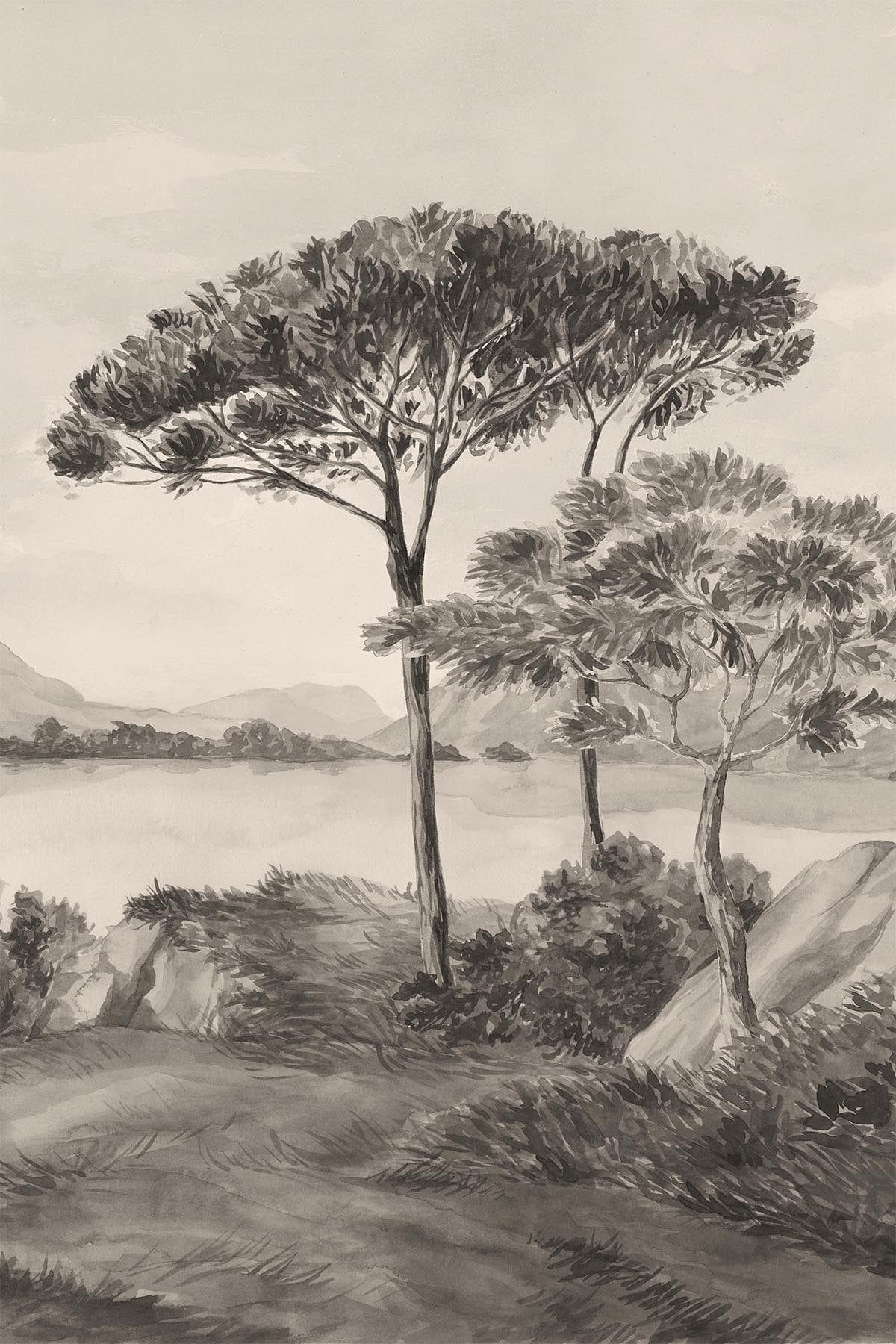  French Landscape Anthracite