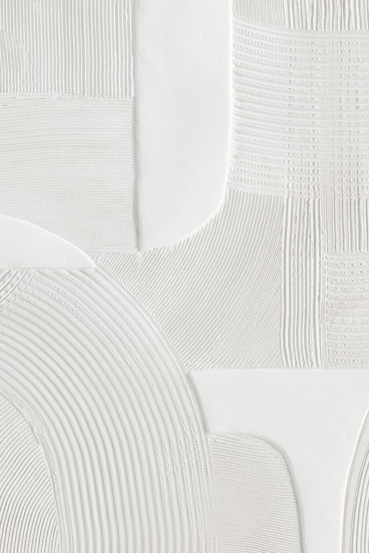  Geometric Clay White