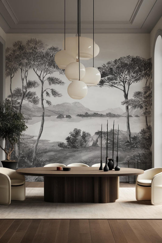  French Landscape Black
