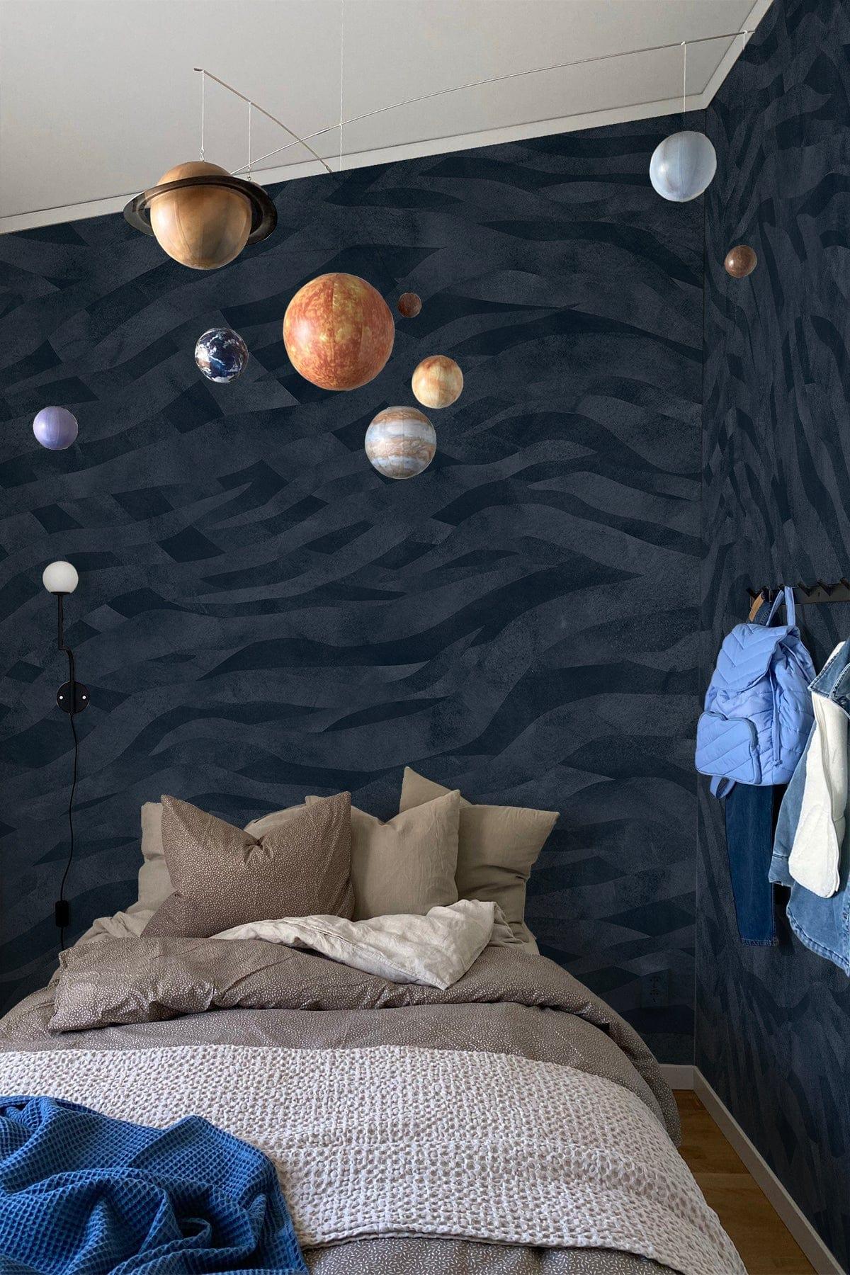  Eclectic Zebra Dark Blue