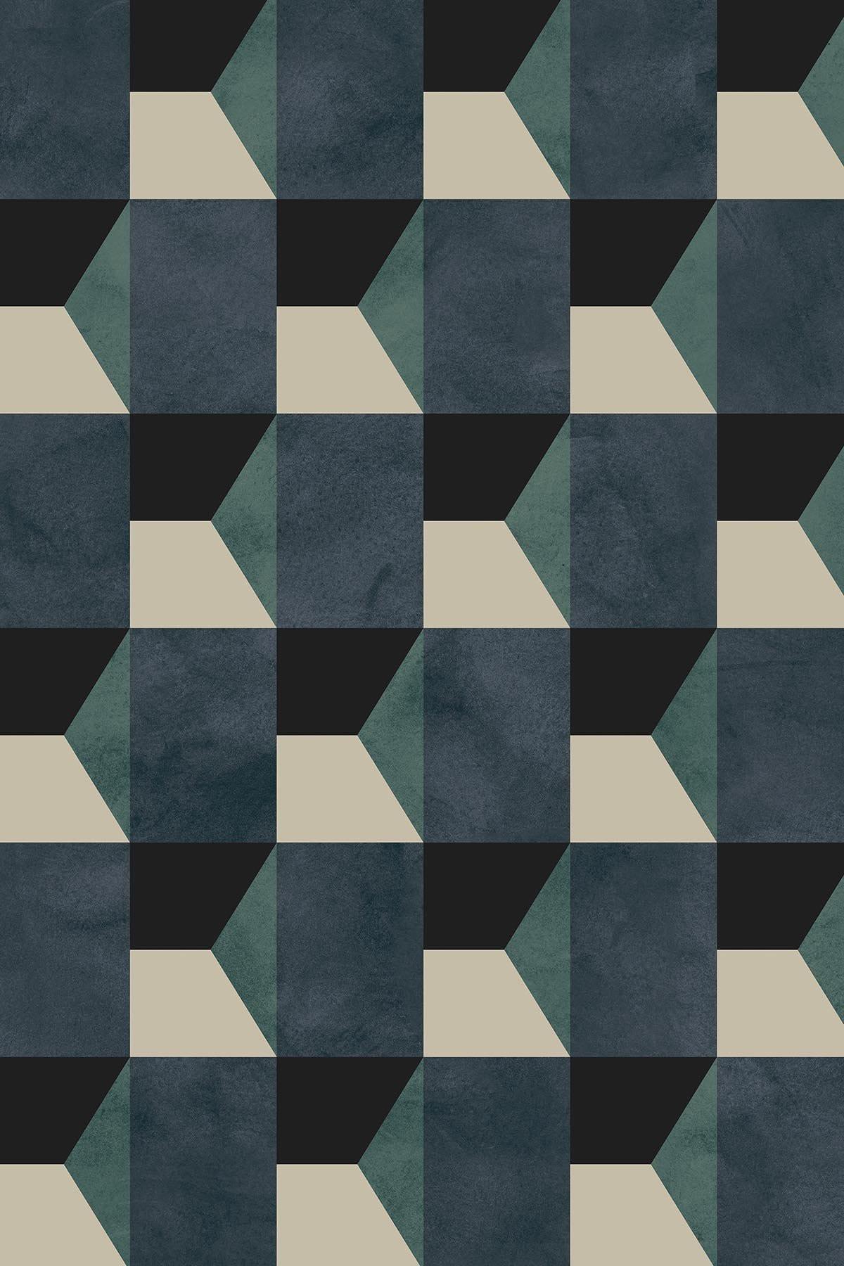  Geometric Shades Teal