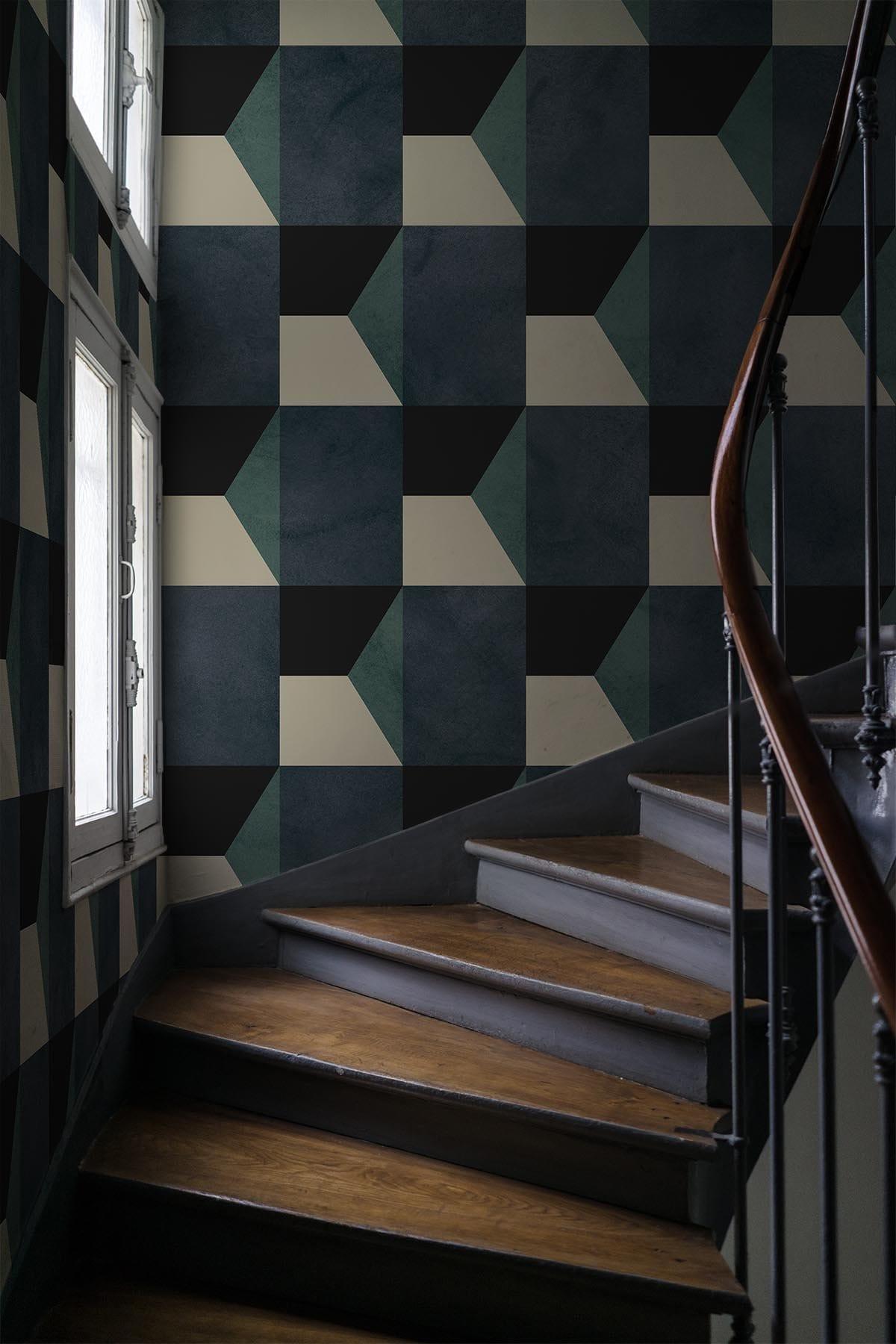  Geometric Shades Teal