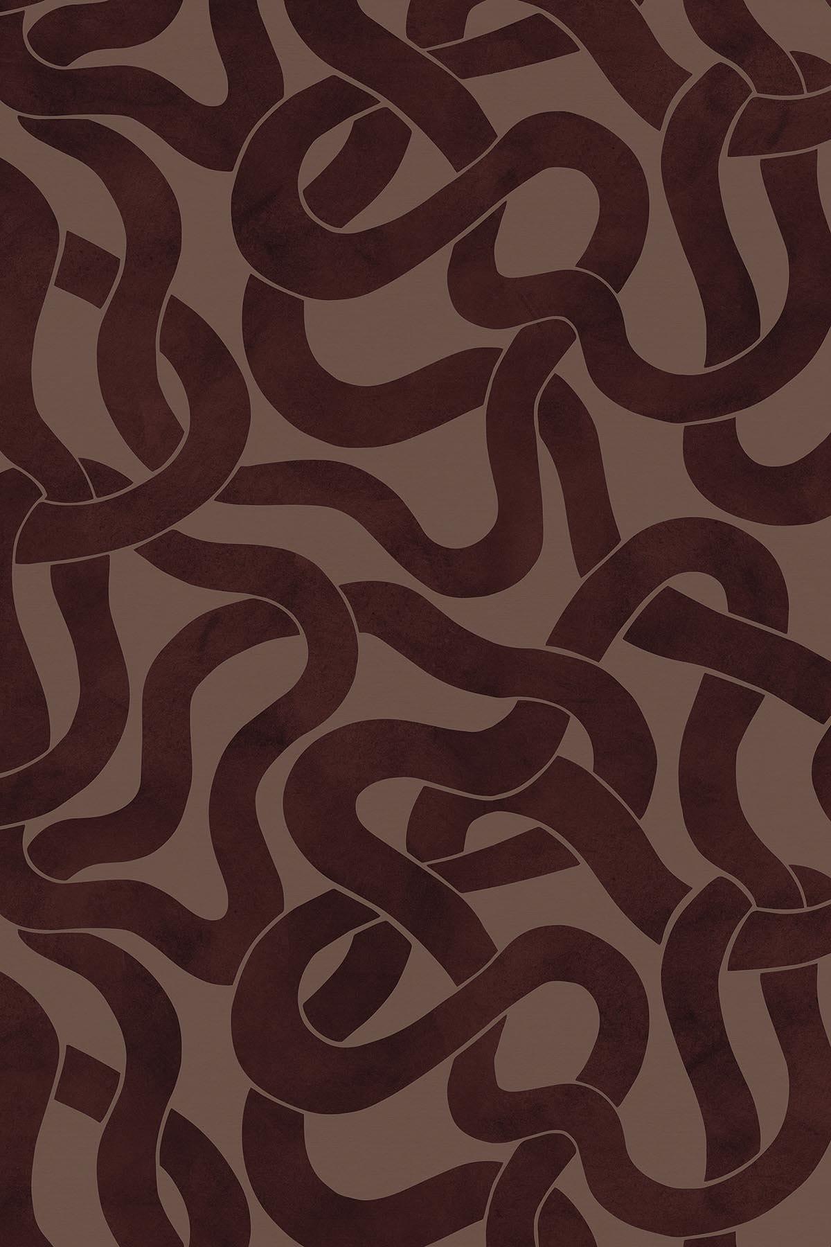  Intertwined Dark Wine