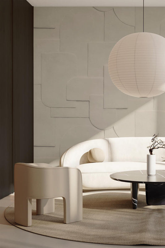  Clay Shapes Pale Beige