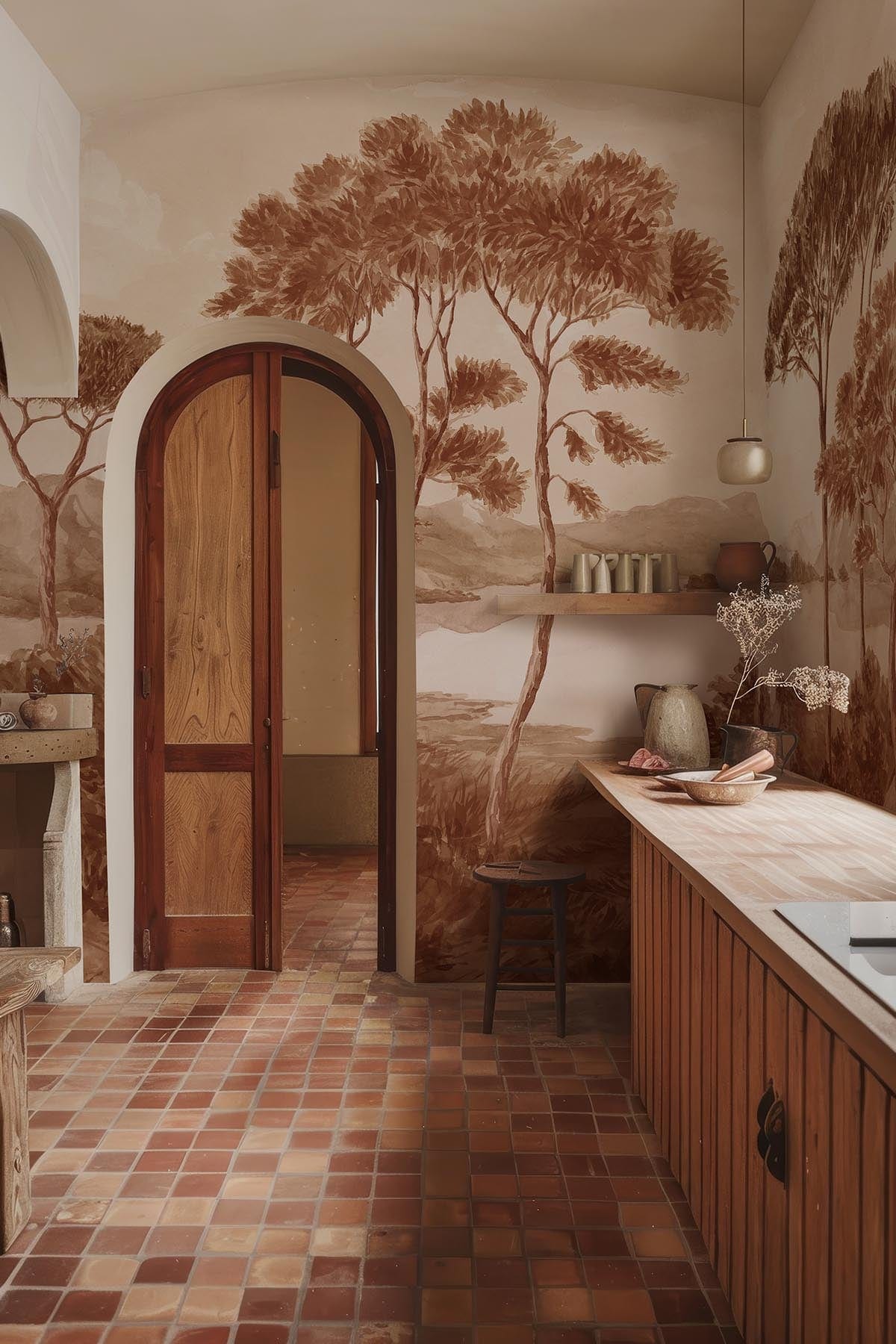  French Landscape Terracotta