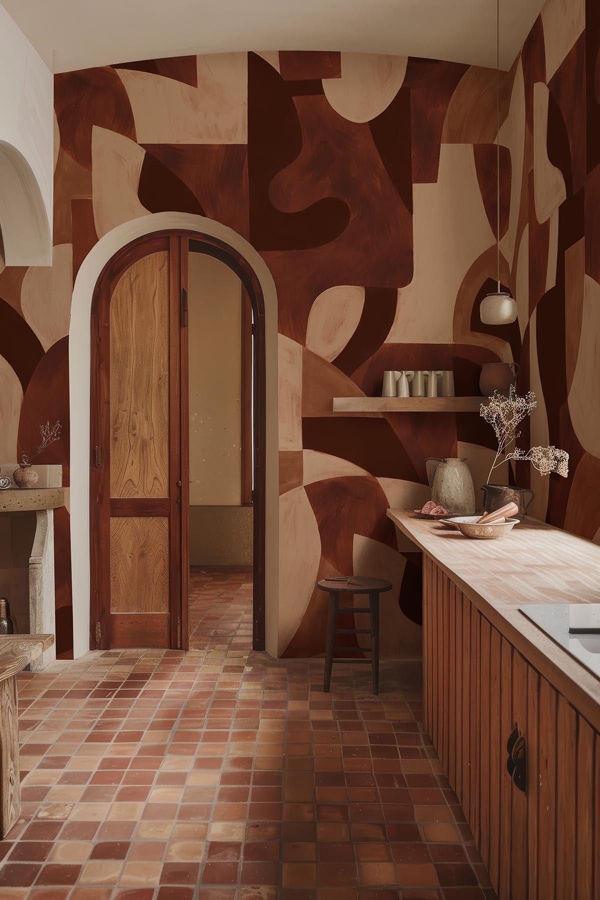  Geometric Deco Terracotta