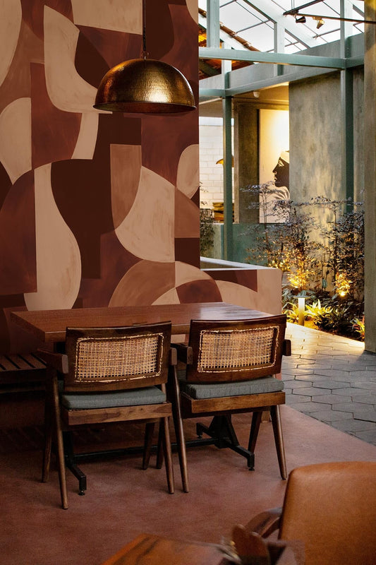  Geometric Deco Terracotta