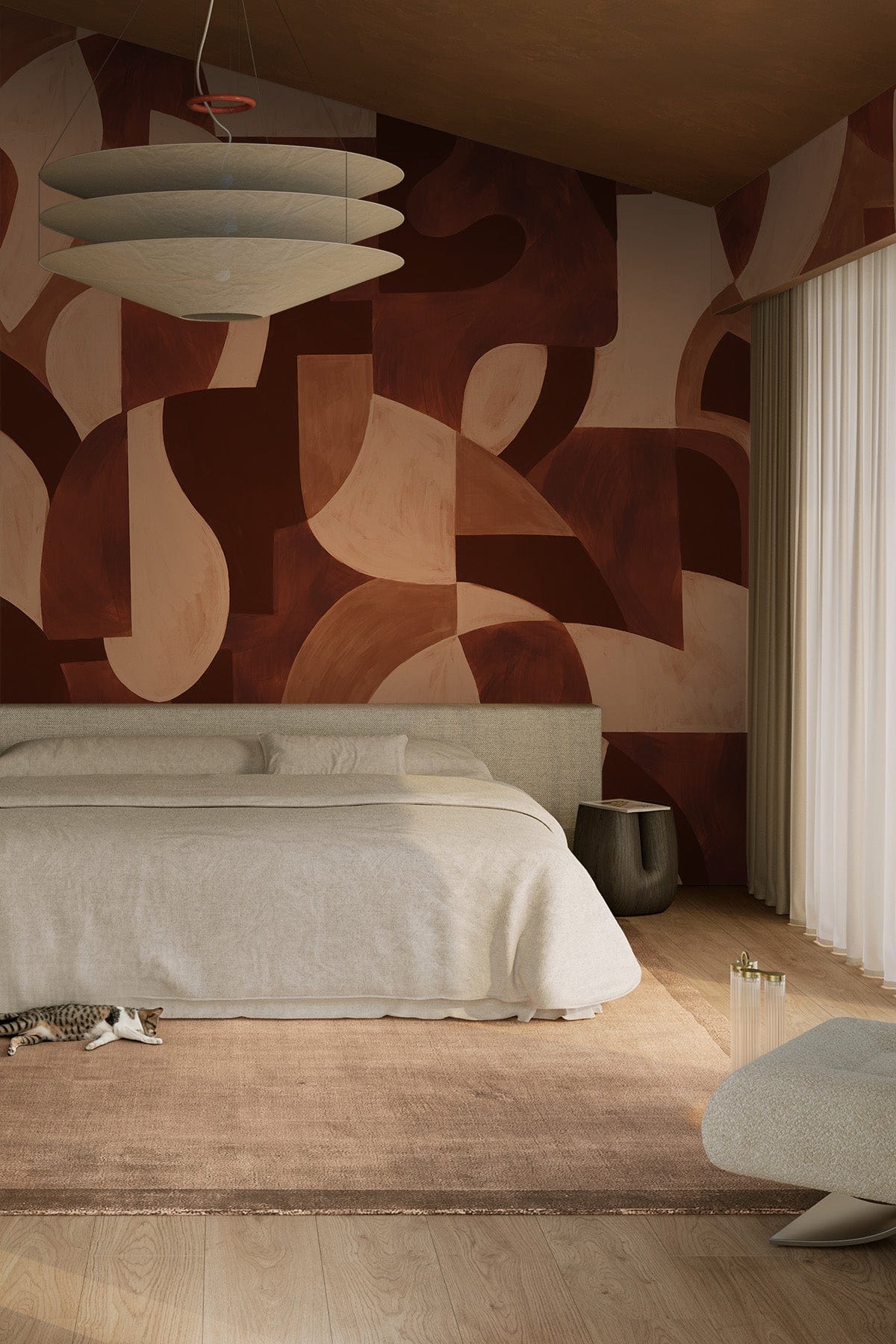  Geometric Deco Terracotta