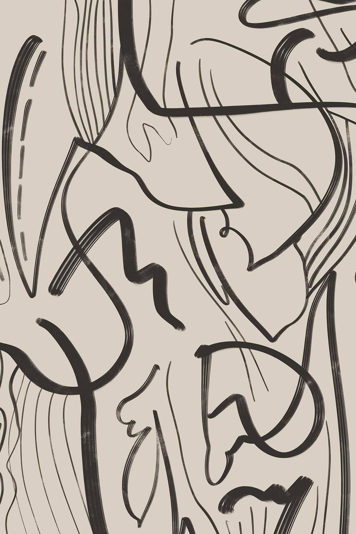  Art Strokes Black
