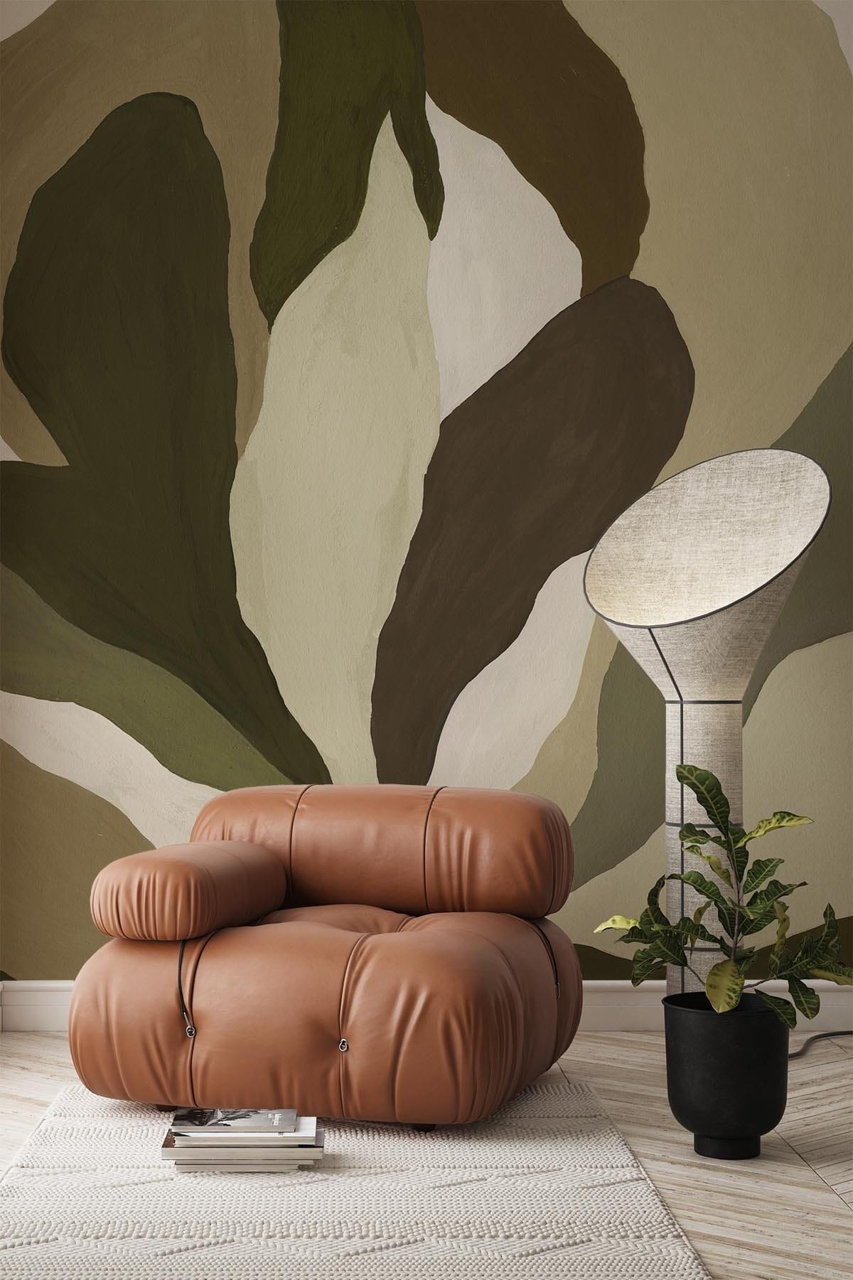 Artistic Petals Olive Green