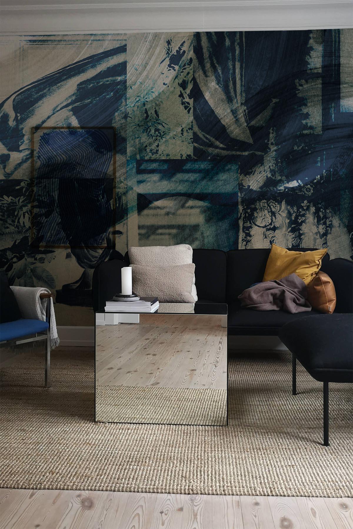  Deconstructed Art Dark Blue