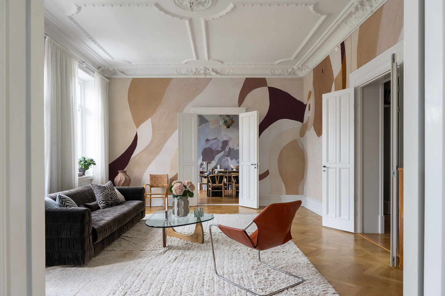  Abstract Pastel Beige