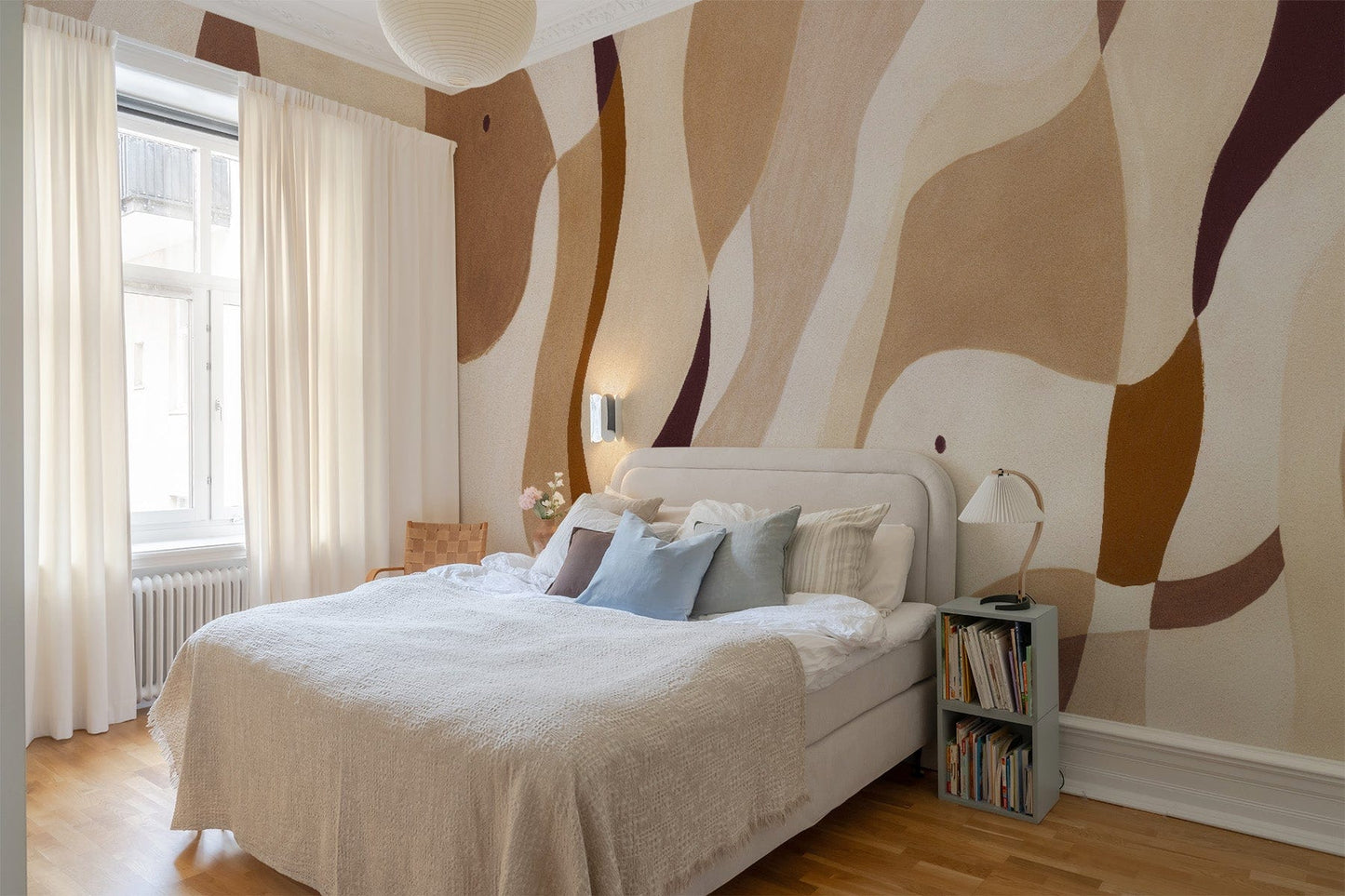  Abstract Pastel Beige