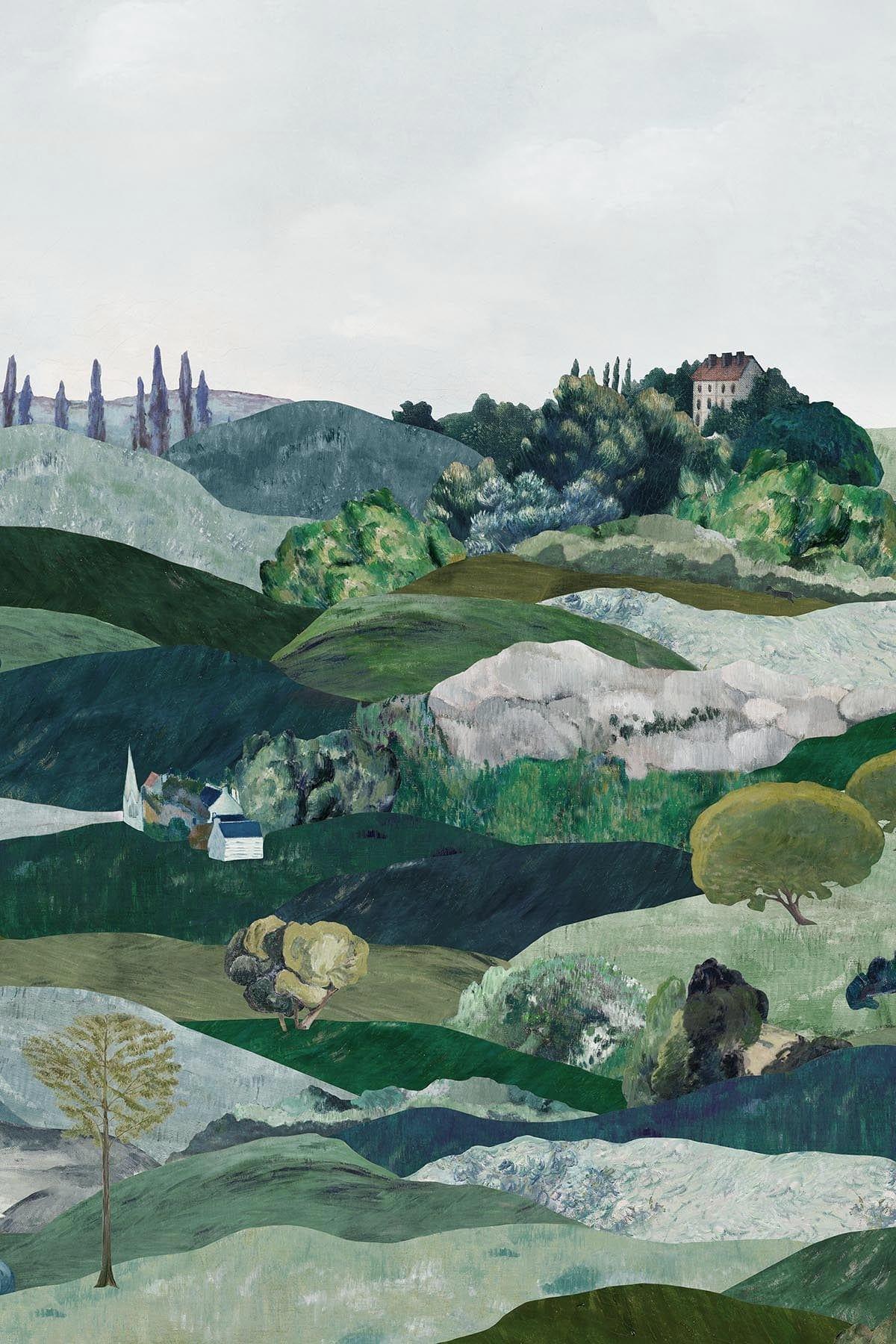  Eclectic Landscape Green