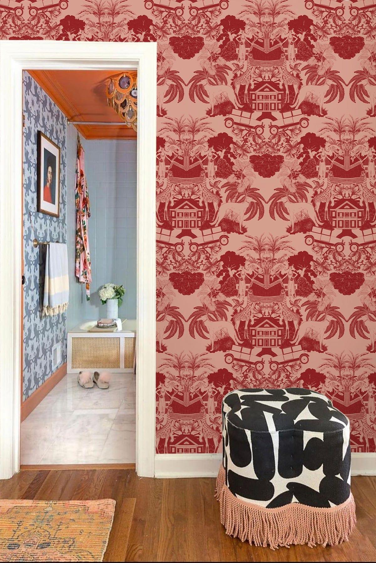  Toile DeMedallion Red