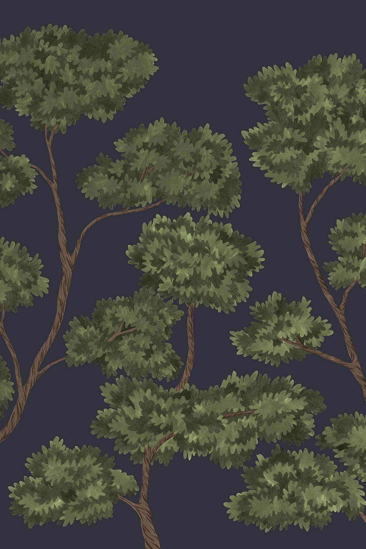  Woodland Forest Dark Green