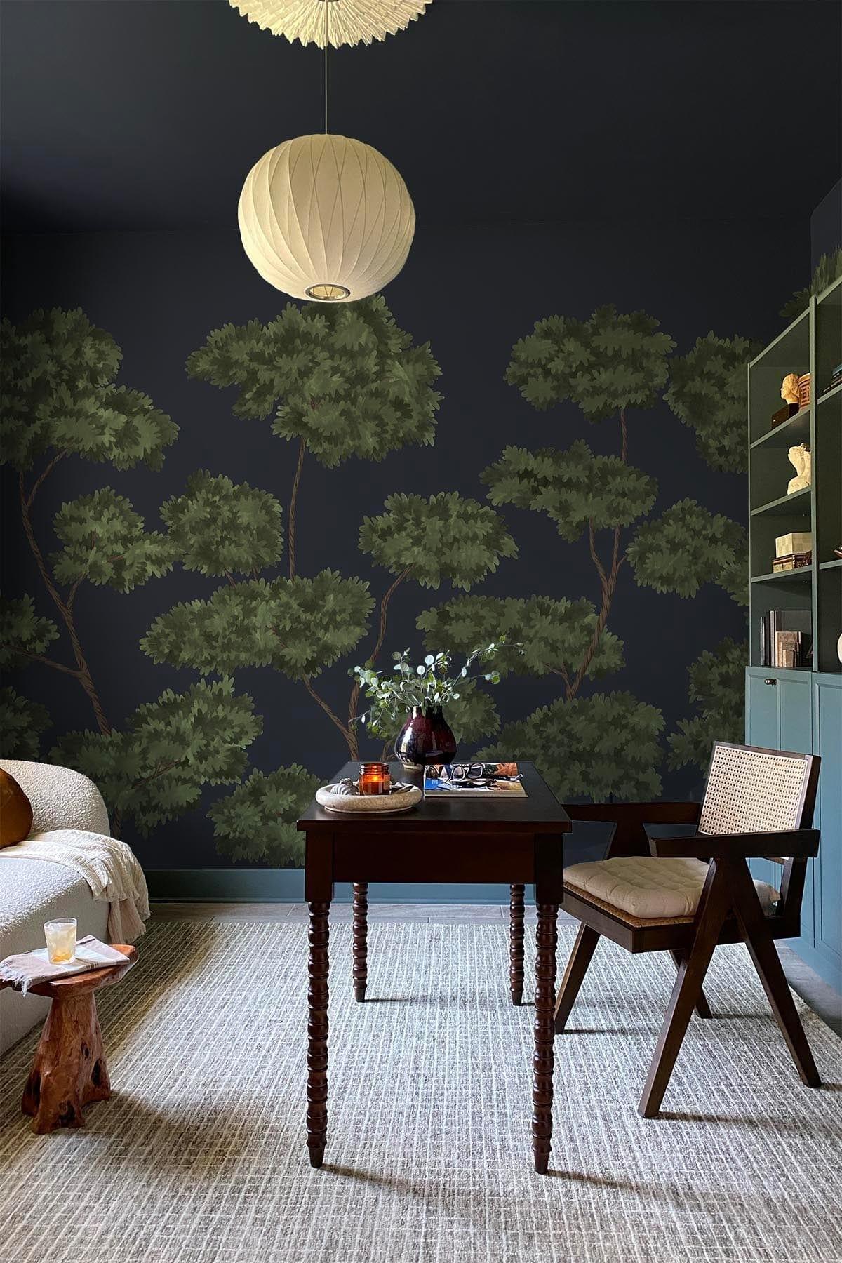 Woodland Forest Dark Green