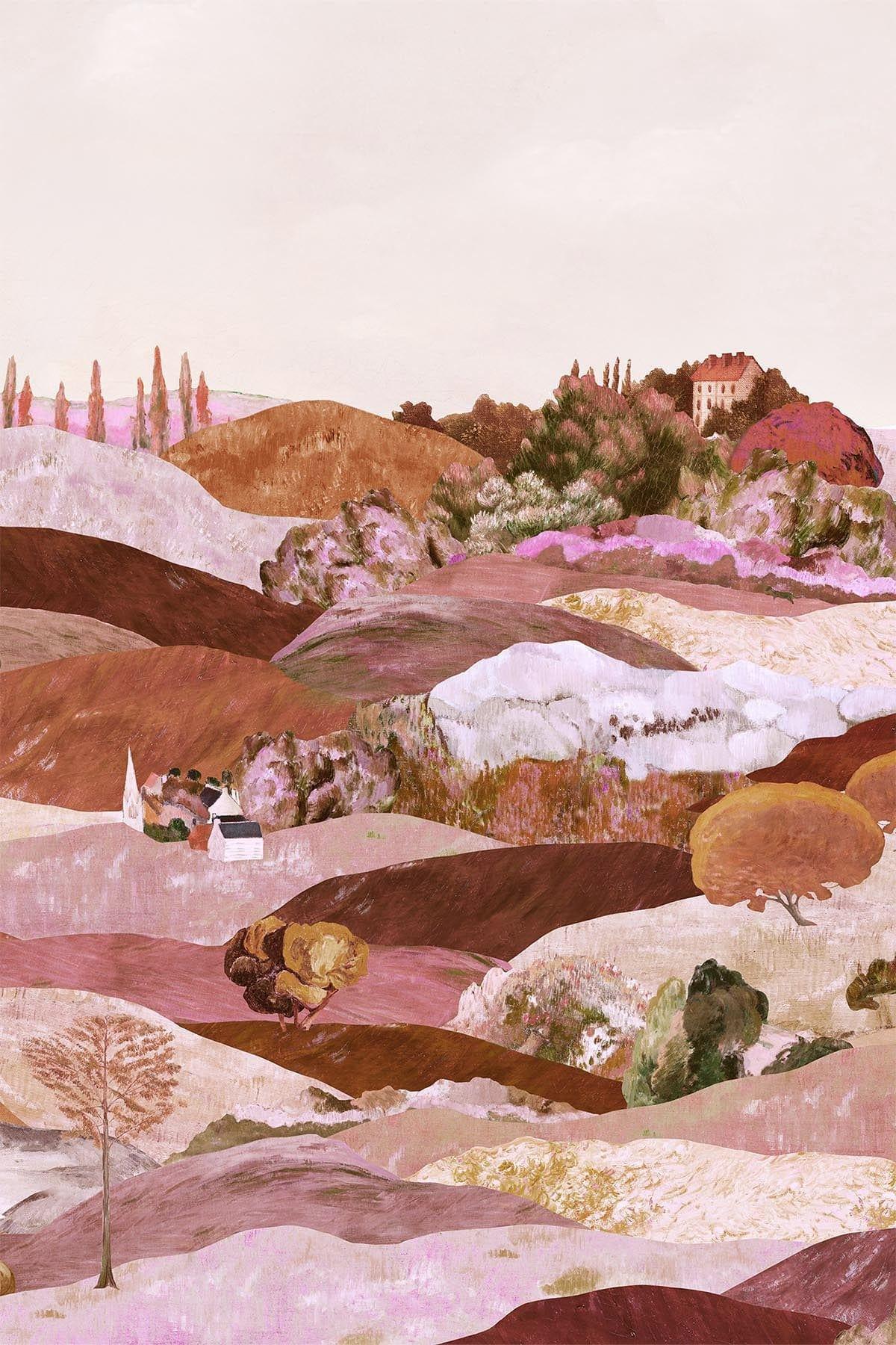  Eclectic Landscape Pink