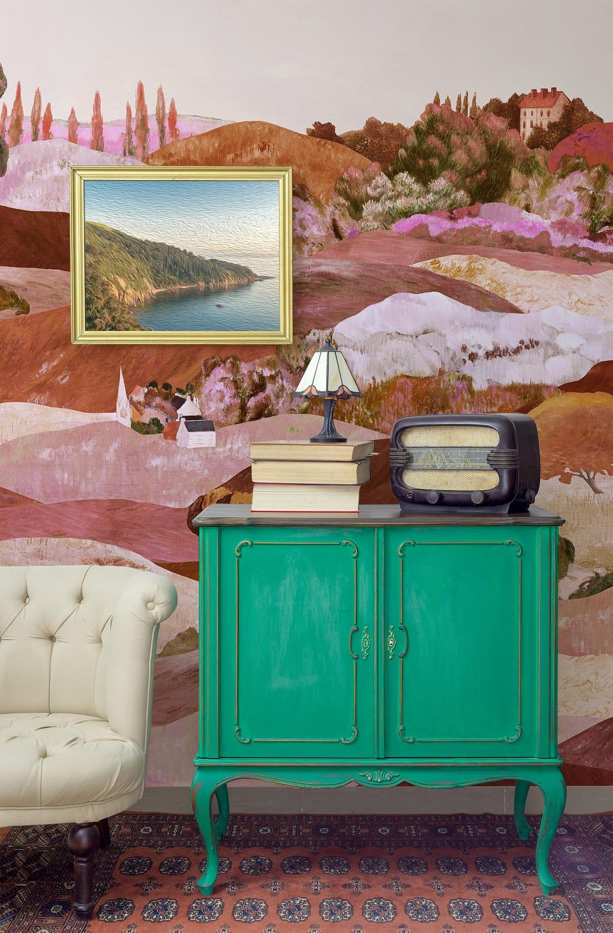  Eclectic Landscape Pink