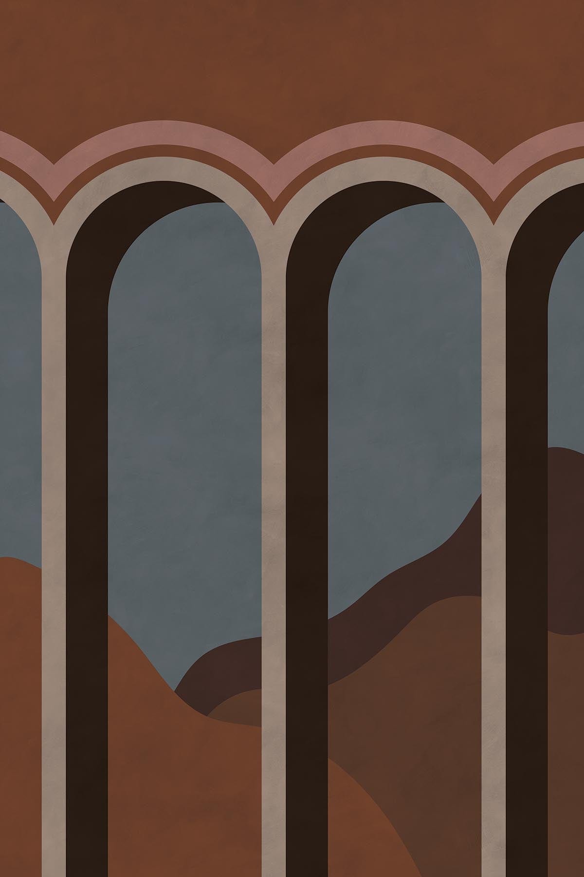  Arch Landscape Brown