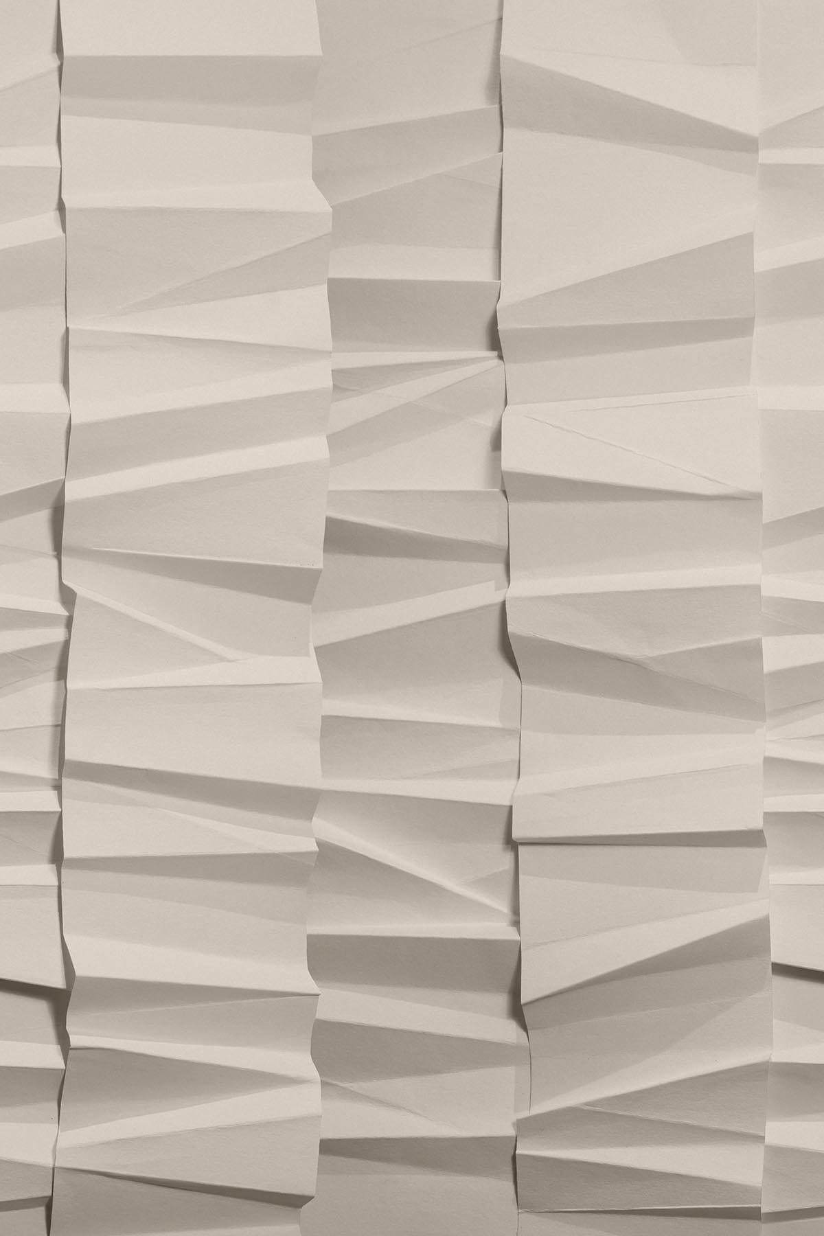  Origami Folds Warm Beige