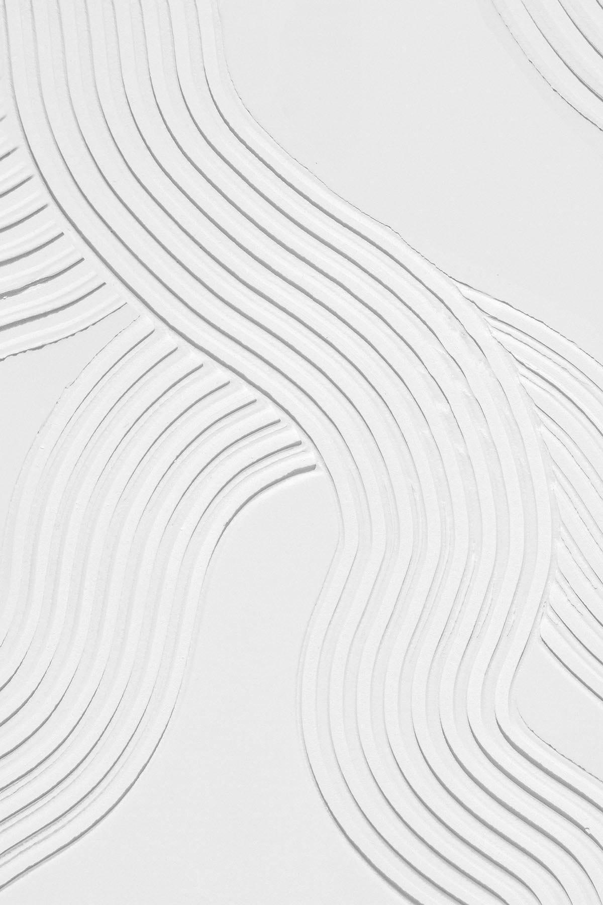  Plaster Lines White