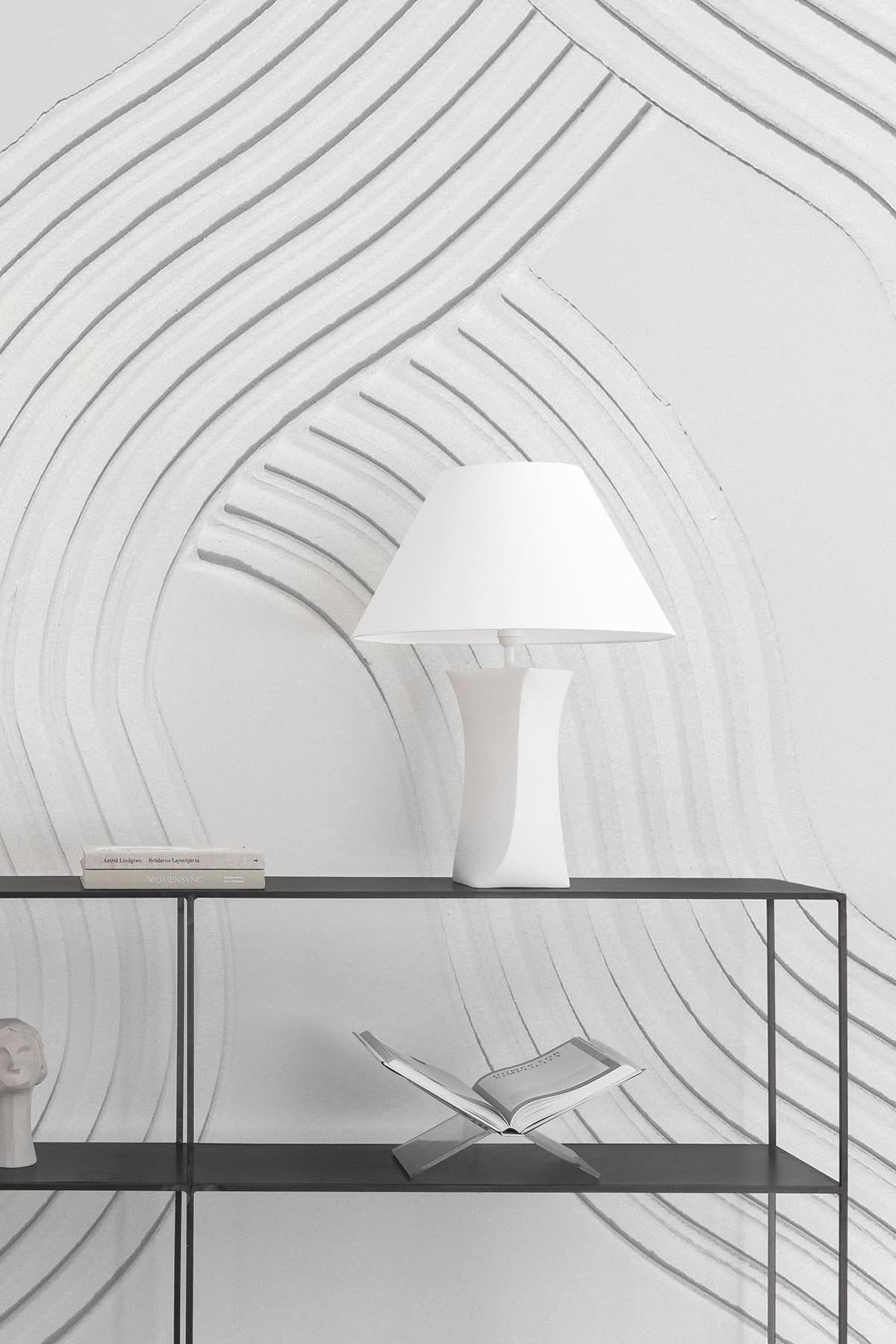  Plaster Lines White