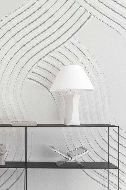  Plaster Lines White