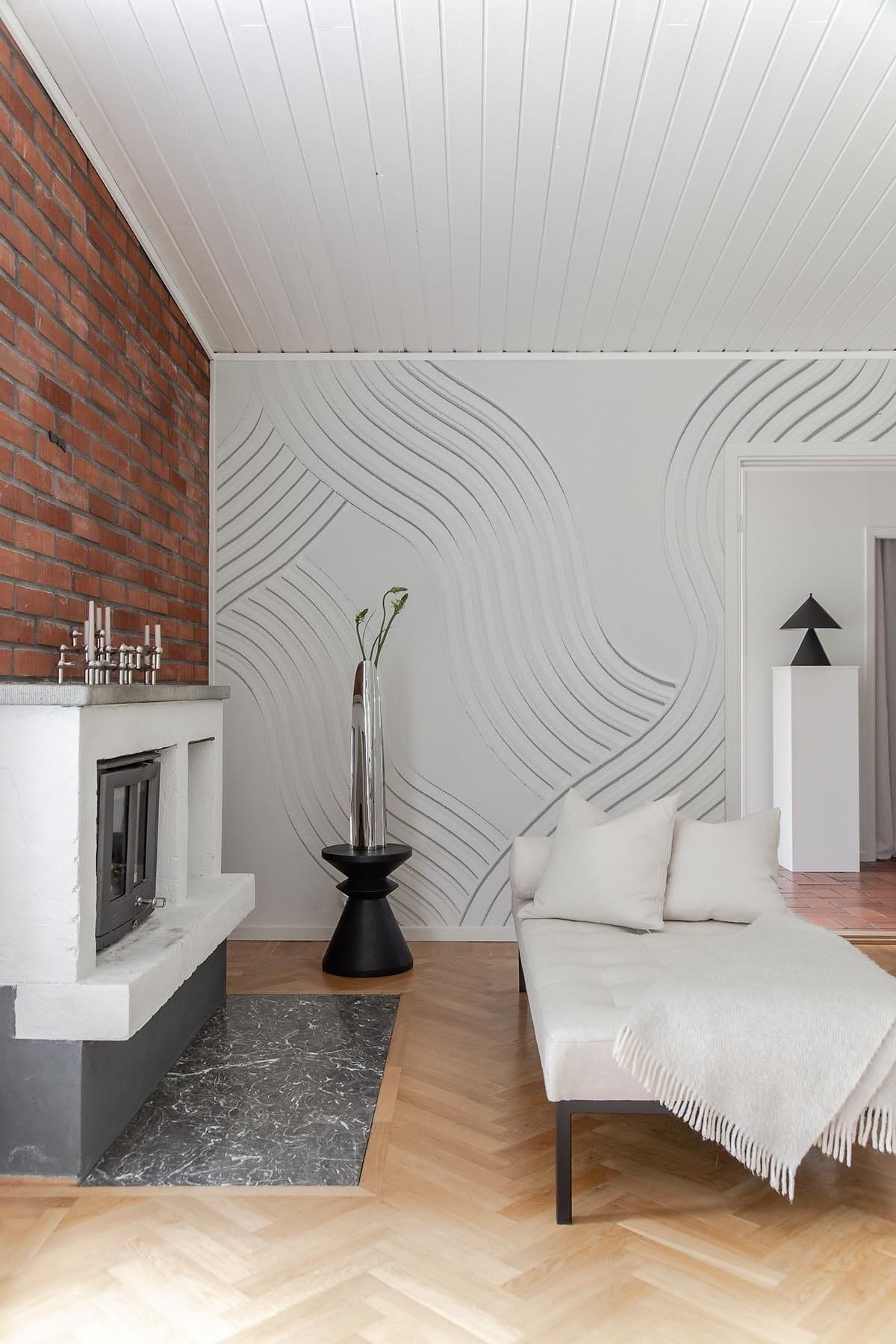  Plaster Lines White