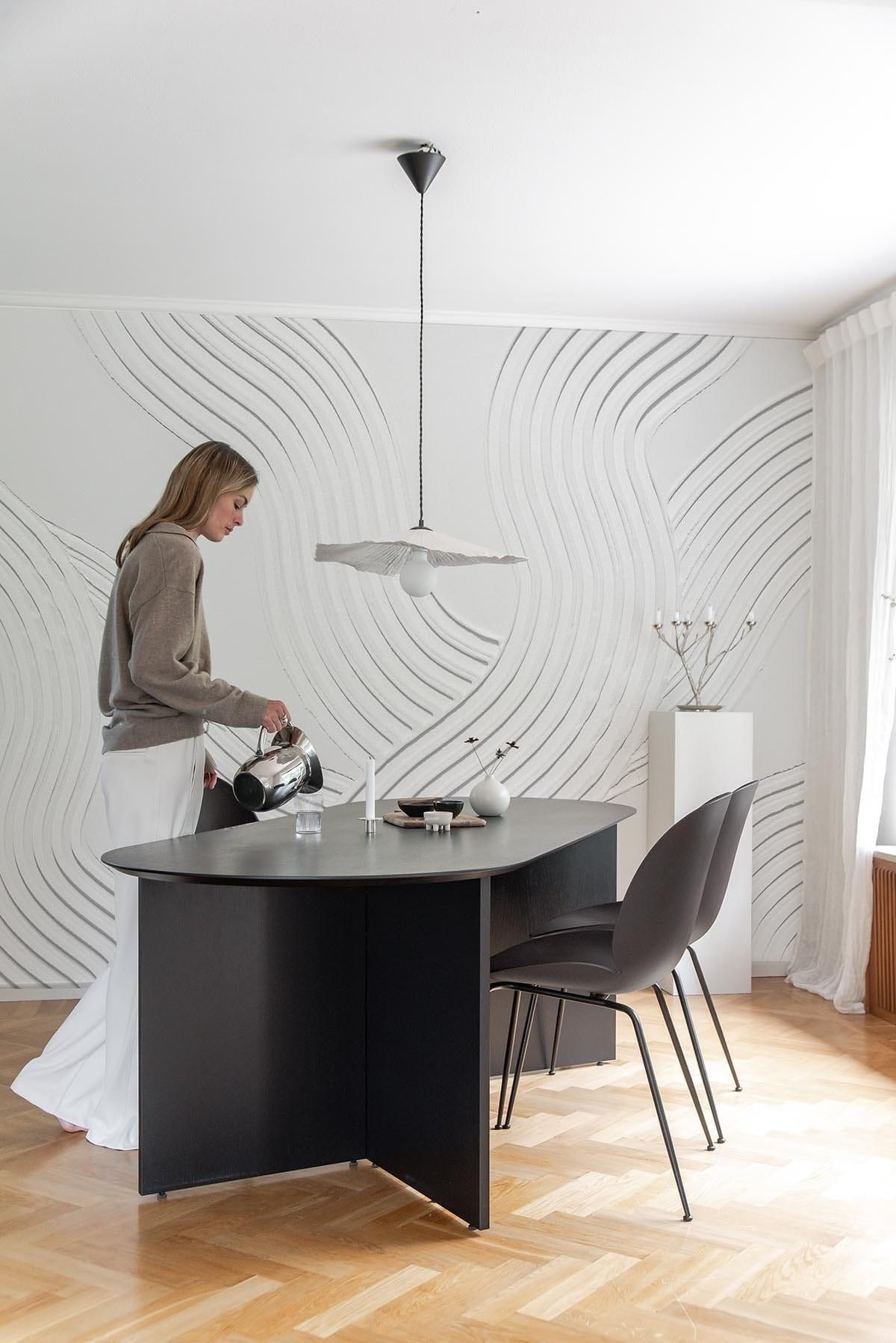  Plaster Lines White