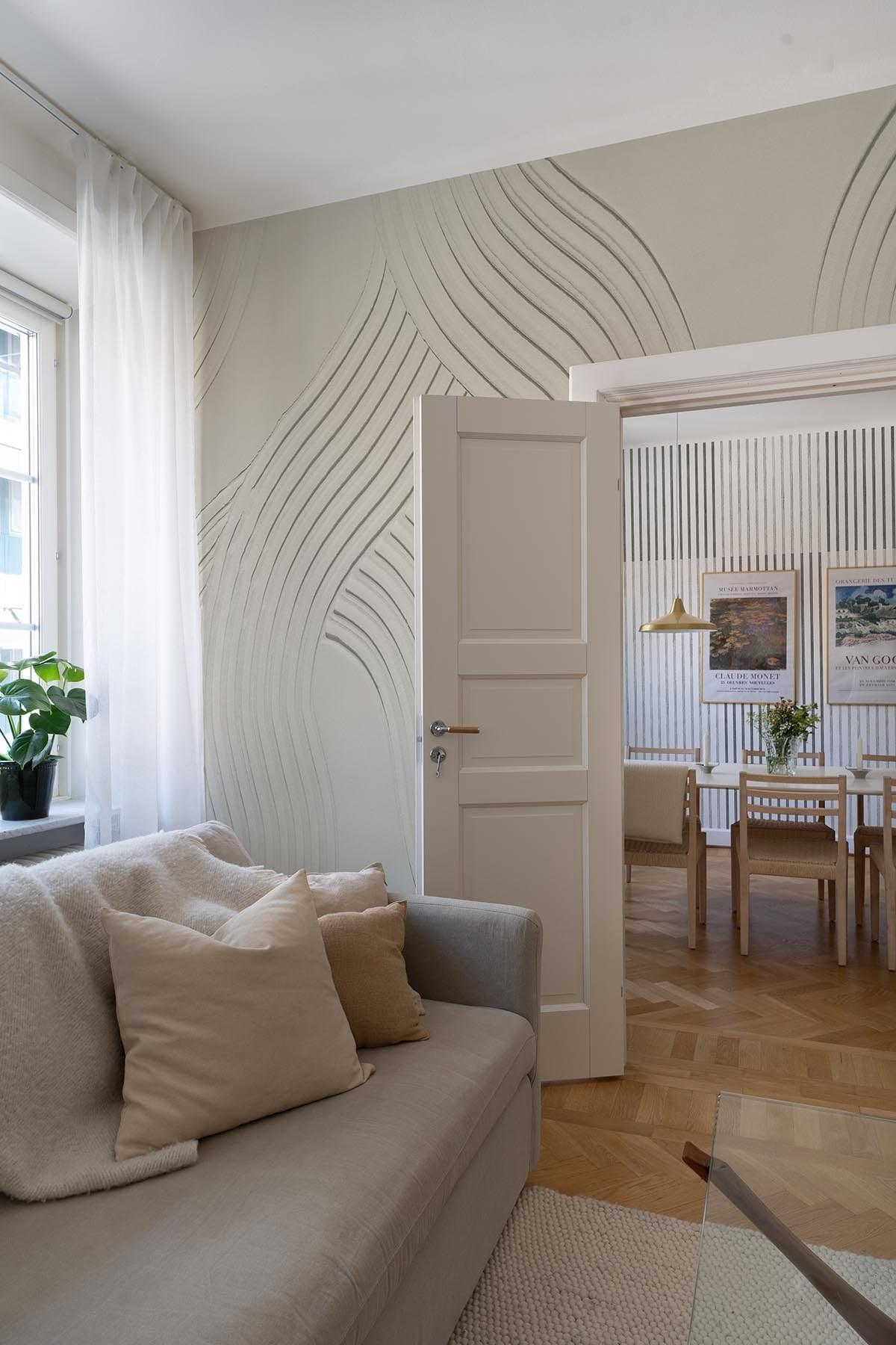  Plaster Lines Sage Beige