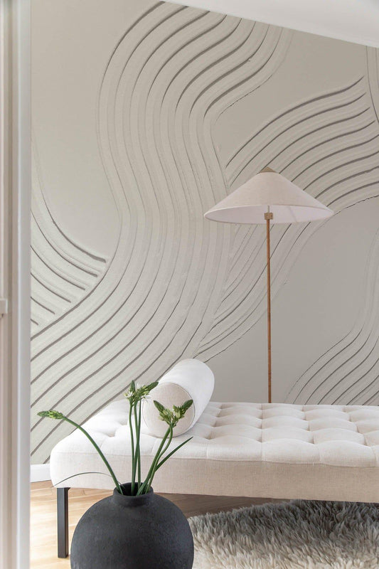  Plaster Lines Sage Beige