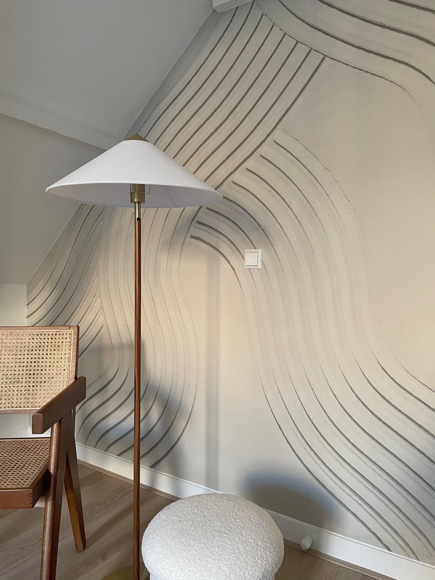  Plaster Lines Sage Beige