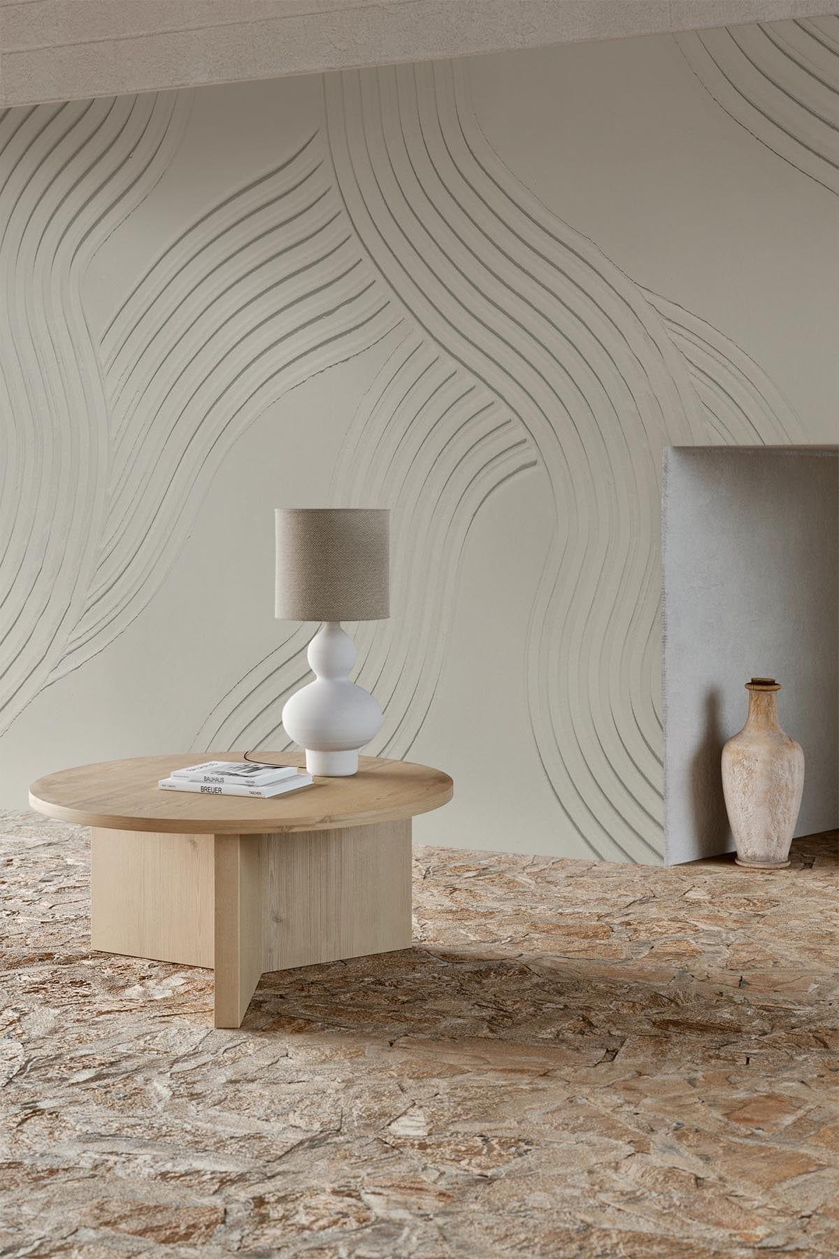  Plaster Lines Sage Beige