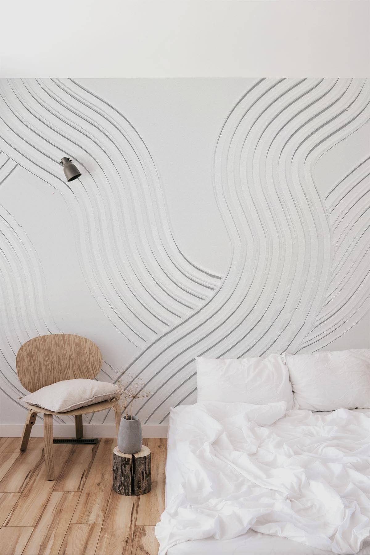  Plaster Lines White