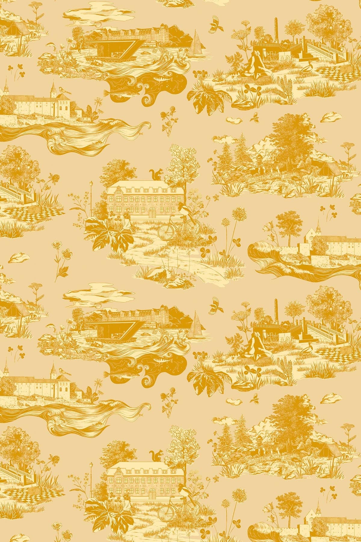  The Oslo Toile Yellow