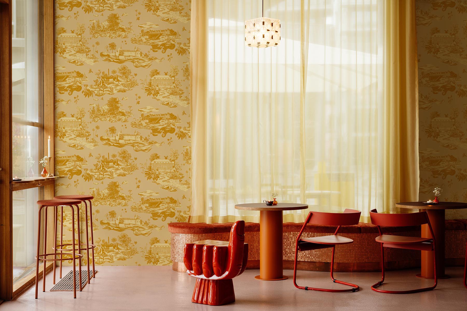  The Oslo Toile Yellow