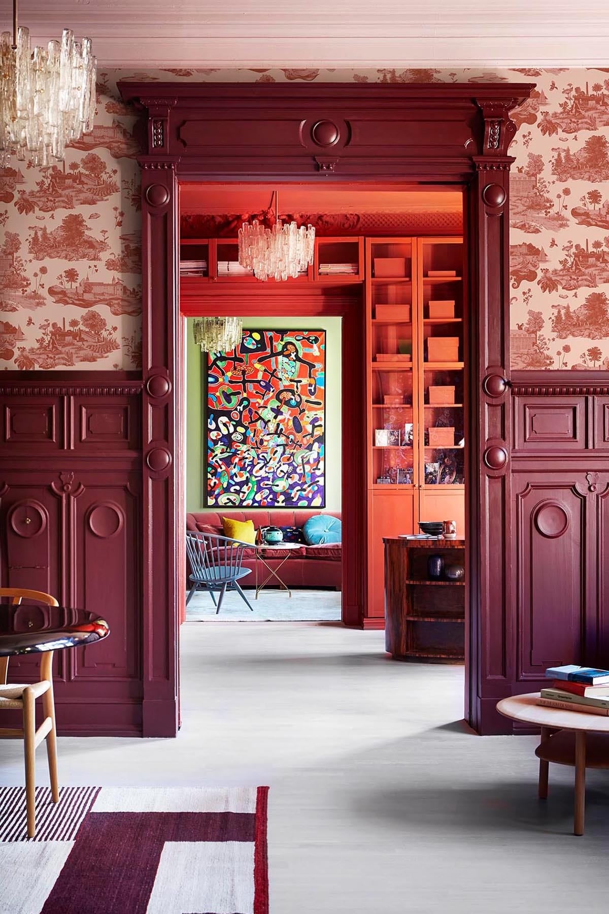  The Oslo Toile Terracotta