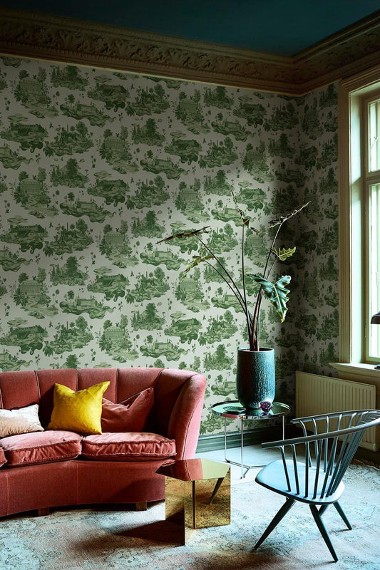  The Oslo Toile Green