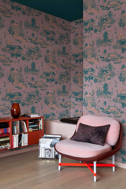  The Oslo Toile Lavender