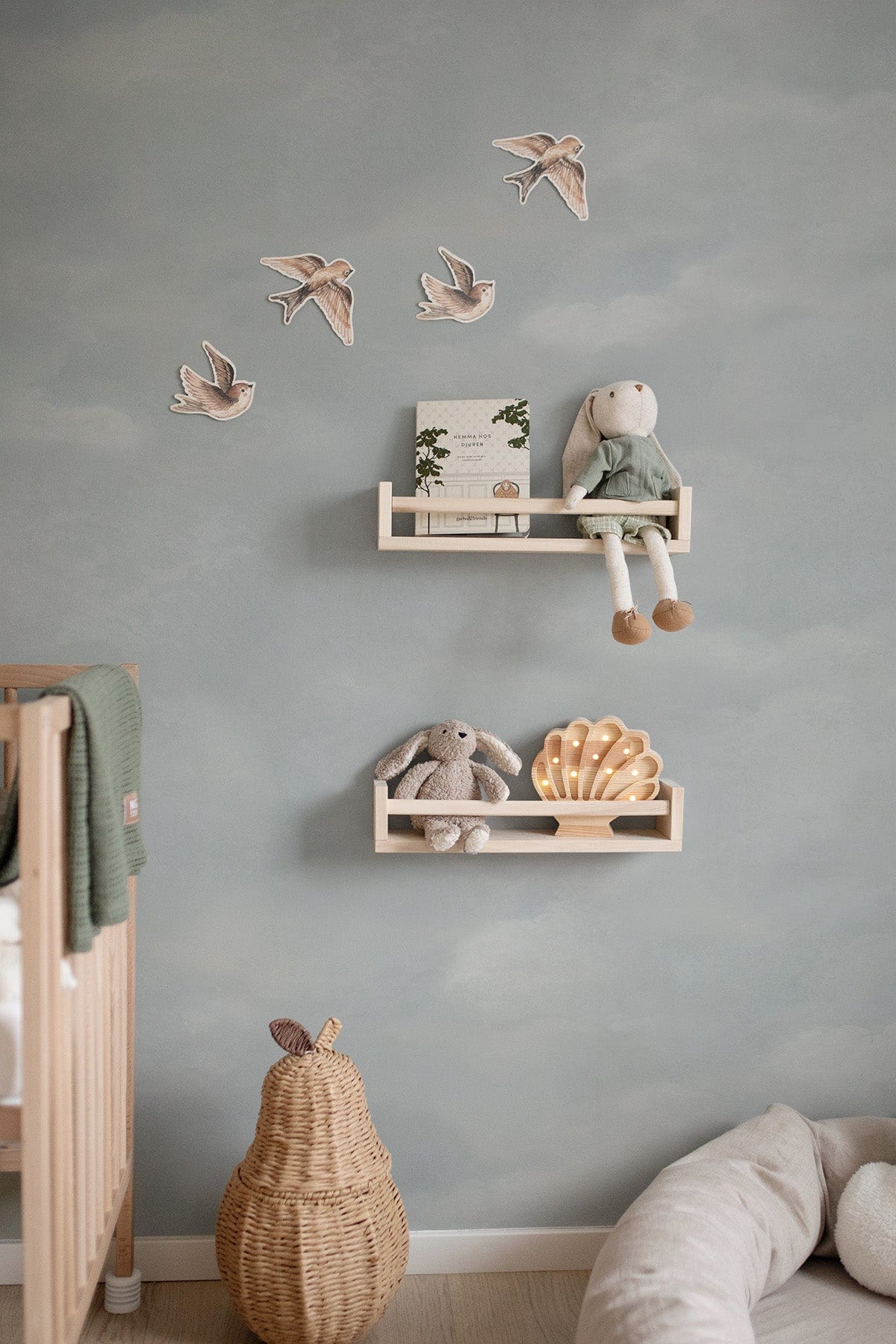  Vintage Landscape Sky Blue