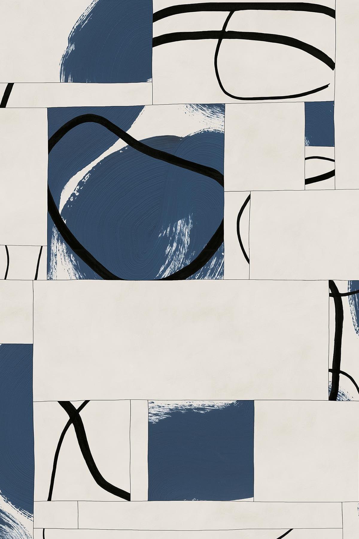  Graphic Tiles Blue