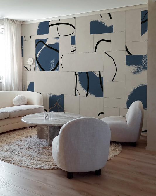  Graphic Tiles Blue